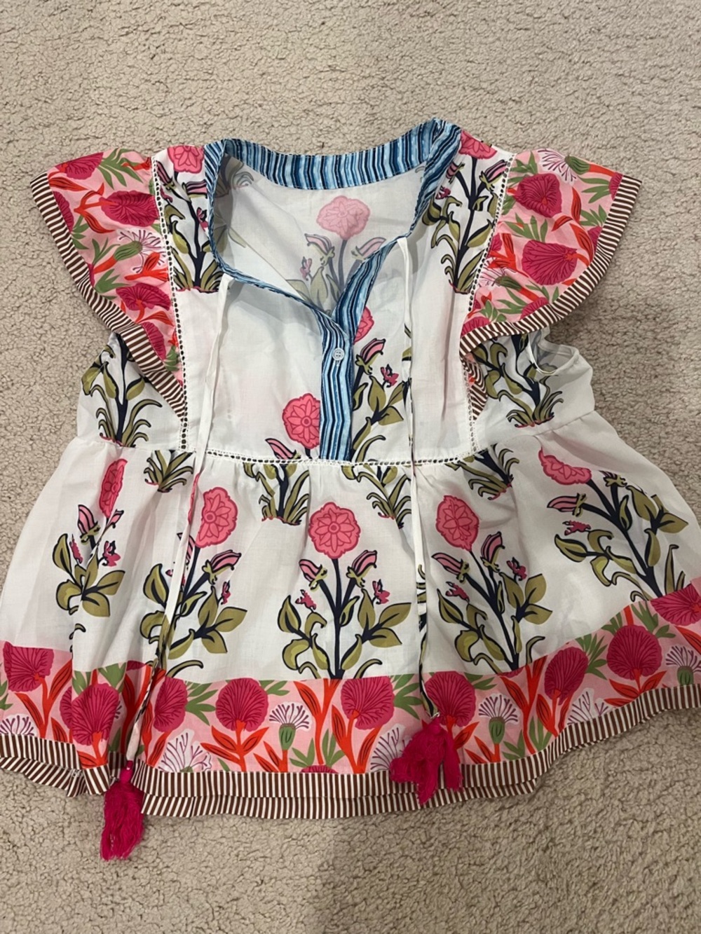 NWOT PEPLUM TOP